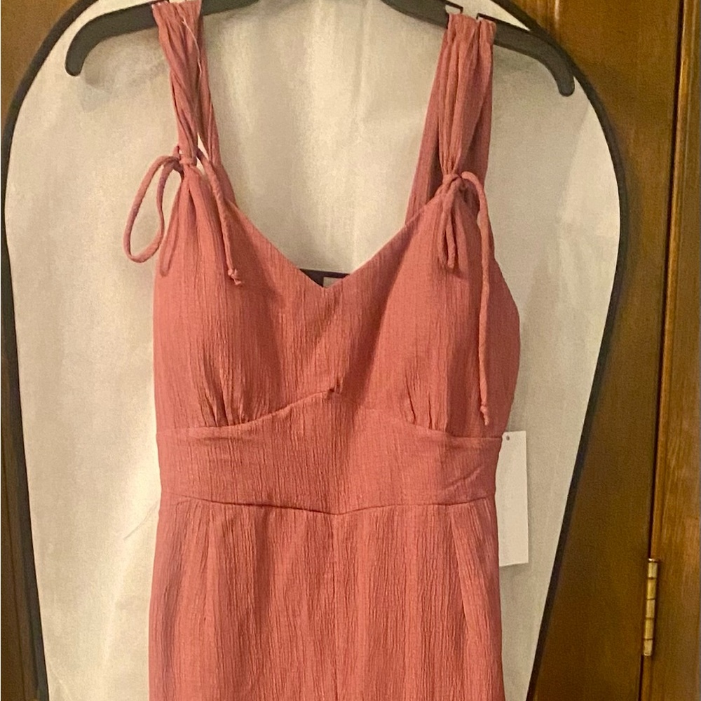 Elegant Sleeveless Pink Jumpsuit